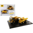 Diecast Masters 1/50 Scale Model Truck Set CAT Caterpillar Off-Highway 2 Piece