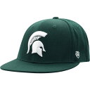 トップ オブ ザ ワールド Men's Top of the World Green Michigan State Spartans Team Color Fitted Hat メンズ