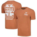 Image One イメージ ワン Men's Texas Orange Texas Longhorns Campus Badge Comfort Colors T-Shirt メンズ