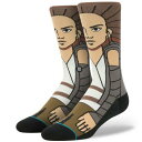 X^X Stance x Star Wars Rogue One Awakened Socks (Grey) Men's Force Rey Sock Y