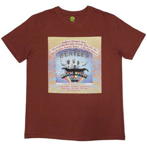The Beatles-Rubber Soul-  The Beatles - Magical Mystery Tour Album Cover - Red T-shirt 