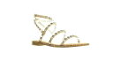 メデン Steve Madden Womens Travel Tan Ankle Strap Sandals Size 8 (1399253) レディース