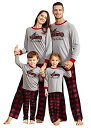 IFFEI Matching Family Pajamas Sets Christmas PJ 039 s Sleepwear Truck Print Top with レディース