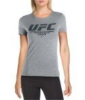 リーボック Reebok Womens UFC Logo Graphic T-Shirt Grey Small レディース