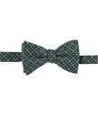 Alfani Mens Geometric Self-tied Bow Tie Grey One Size Y