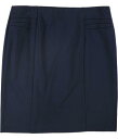 Alfani Womens Pintucked Pencil Skirt Blue 2 fB[X