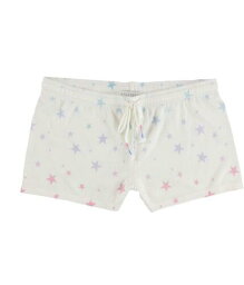 P.J. Salvage Womens Rainbow Stars Pajama Shorts Off-White Medium レディース