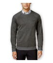 Ryan Seacrest Mens Pocket Crew Pullover Sweater Y