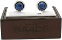 Baade II Men's Sterling Silver Domed Marbled Cuff Links Link Y