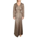 Xscape Womens Sequined Maxi Formal Evening Dress Gown fB[X