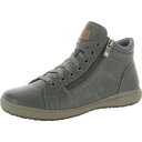 WZtZCx Josef Seibel Mens Gray Leather High-Top Sneakers Shoes 36 Medium (D) Y