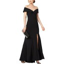 Xscape Womens Off-The-Shoulder Long Formal Evening Dress Gown レディース
