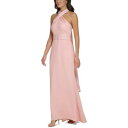 GUWFC Eliza J Womens Bow-Back Long Halter Evening Dress Gown fB[X