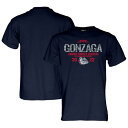 ブルー エイティーフォー Men's Blue 84 Navy Gonzaga Bulldogs 2022 Armed Forces Classic T-Shirt メンズ