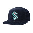 ミッチェルアンドネス Mitchell & Ness Seattle Kraken All Directions Snapback Hat (Navy Blue) Cap メンズ