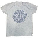 Bravado The Rolling Stones-70's Logo-Dip Dye - White t-shirt メンズ