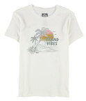 リーフ Reef Womens Island Vibes Graphic T-Shirt Off-White Small レディース