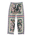 P.J. Salvage Womens Outlined Floral Print Pajama Lounge Pants black S/31 レディース