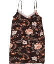 P.J. Salvage Womens Floral Print Pajama Night Gown Brown Small レディース