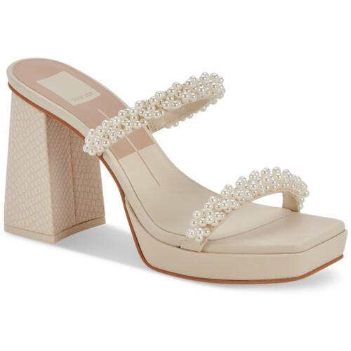 ドルチェヴィータ ドルチェヴィータ Dolce Vita Womens Ariele White Sandal Platform Heels 7 Medium (B M) レディース