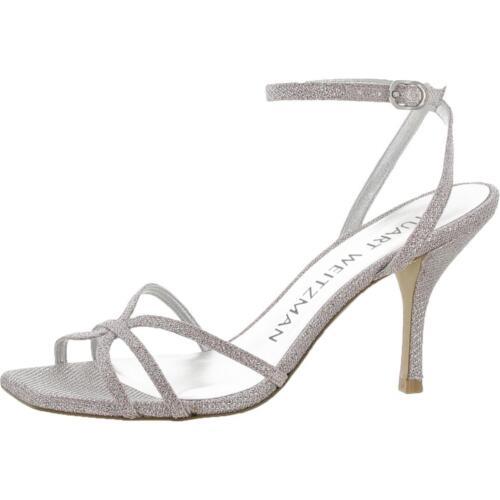 奢 磻ĥޥ Stuart Weitzman Womens Barelythere 85 Pink Ankle Strap 6 Medium (B M) ǥ