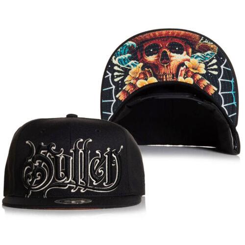 Sullen Men's Skulloha Black Snapback Hat Clothing Apparel Tattoo Skull True A... メンズ