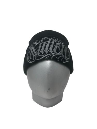 Sullen Men's Letras Black Beanie Clothing Apparel Tattoo Skull True Art Fashi... メンズ