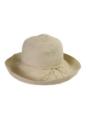 AugustHat August Hat Beige Lurex Classical Toyo Kettle Sun Hat OS レディース