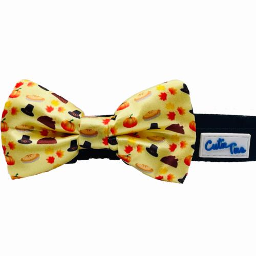 Cutie Ties Dog Bow Tie Thanksgiving One Size Y