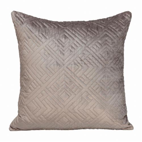 Parkland Collection LLC Parkland Collection Eris Transitional Quilted Throw Pillow White 20 x 20 ユニセックス