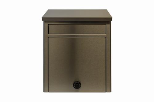 Qualarc Kalos Stainless Steel Wall Mounted Mailbox With Combo Lock Stainless Steel