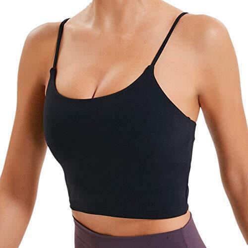 Lemedy Women Padded Sports Bra Fitness Workout Running Shirts Yoga Tank Top fB[X