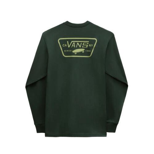 バンズ Vans Full Patch Back Long Sleeve Tee (Deep Forest Winter) T-Shirt メンズ