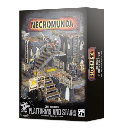 Games Workshop Zone Mortalis Platform and Stairs Necromunda Warhammer 40K NIB