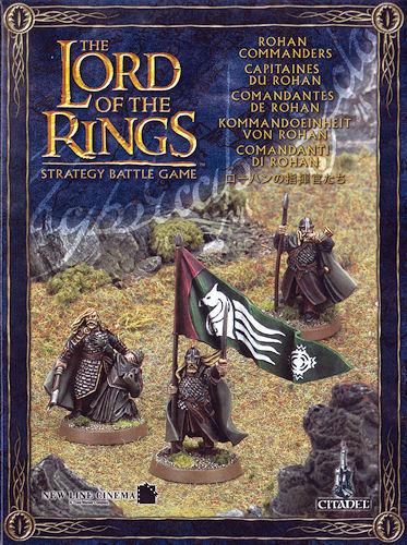 Rohan Commanders Resin Hobbit Lord Rings Games Workshop
