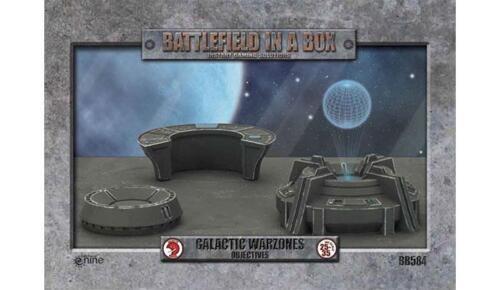 Battlefront Miniatures Galactic Warzones Objectives x3 Terrain Battlefield in a Box Flames of War