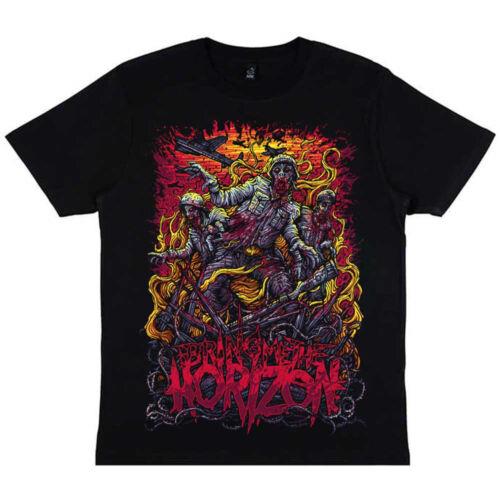 Bring Me The Horizon - Zombie Army - Black t-shirt メンズ