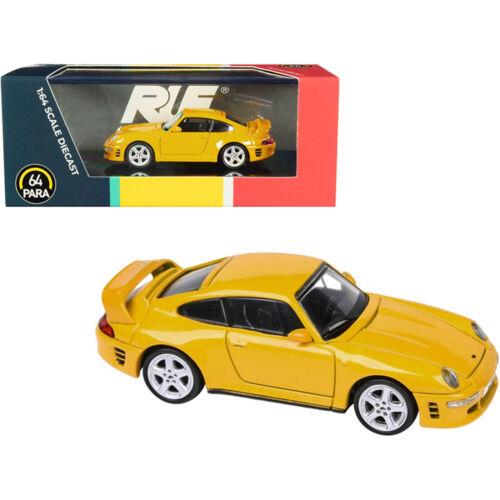 Paragon 1/64 Diecast Model Car RUF CTR2 Blossom Yellow True To Scale Detail