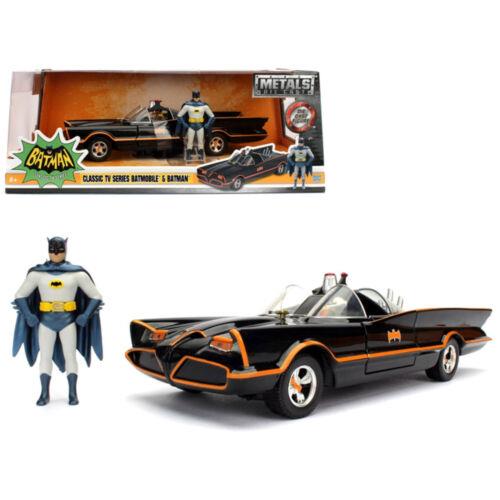 Jada Toys Jada 1/24 Diecast Car 1966 Classic TV Series Batmobile with Batman and Robin