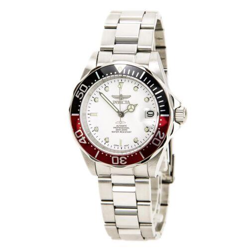 Invicta Men's Watch Pro Diver White Dial Automat