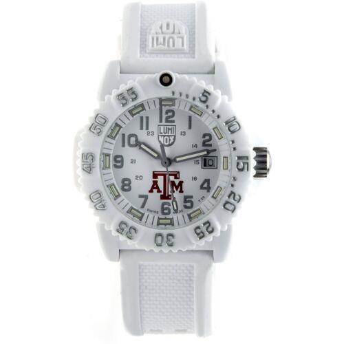 ルミノックス ルミノックス Luminox Women's Watch Navy Seal Colormark Texas A&M White Strap XS.7057.WO.TAM レディース