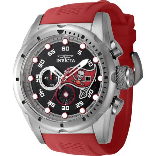 Invicta Men's Watch NFL Tampa Bay Buccaneers Red