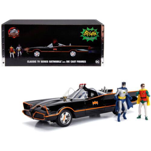 Jada Toys Jada 1/18 Diecast Batmobile Classic TV Series with Batman and Robin Figures
