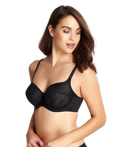 パナシェ Panache Womens Tango Underwired Balconnet Bra (3251 9071) Black 30DD レディース