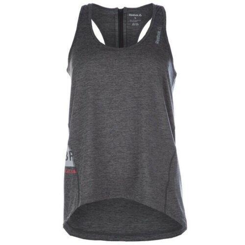 [{bN [AA1452] Womens Reebok RCF Crossfit LTHS Wow Tank - Grey fB[X