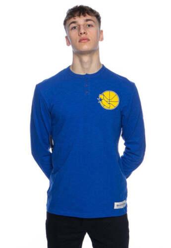 ミッチェルアンドネス Mens Mitchell & Ness NBA Golden State Warriors First Round Pick LS 3 Button メンズ