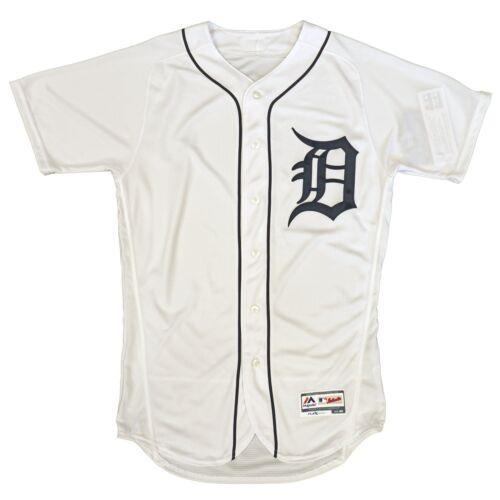 Majestic マジェスティック Mens MLB Detroit Tigers Authentic On Field Flex Base Jersey - Home White メンズ