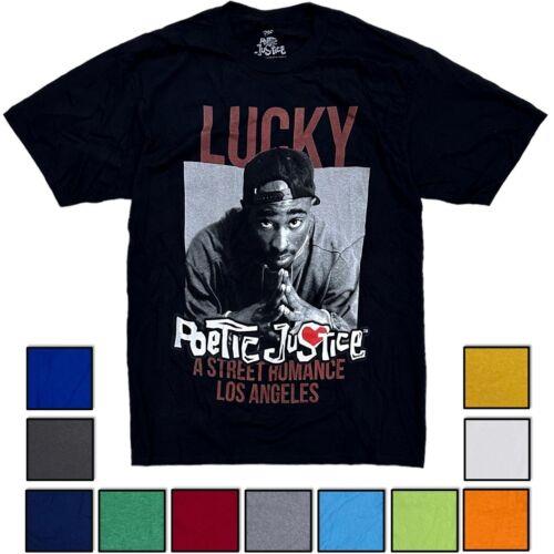 Tupac Shakur Men's Lucky Poetic Justice A Street Romance Los Angeles Tee T-Shirt 