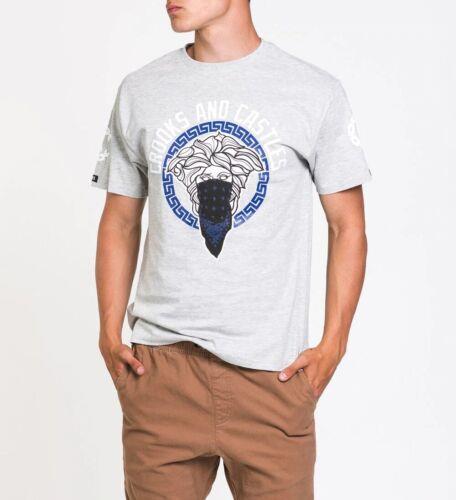 クルックスアンドキャッスルズ Crooks & Castles Men's Greco Bandido Graphic Tee T-Shirt - Heather Grey メンズ