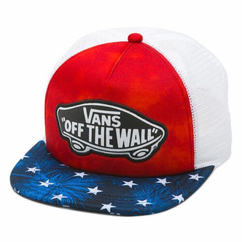 バンズ Vans Off The Wall Women 039 s Beach Girl Trucker Hat Cap - American Flag レディース